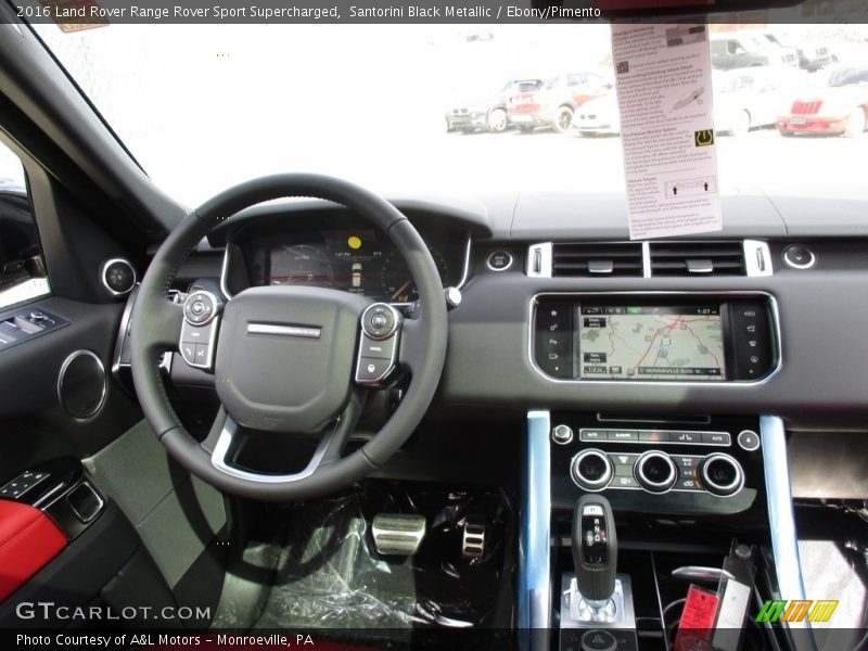 Dashboard of 2016 Range Rover Sport Supercharged