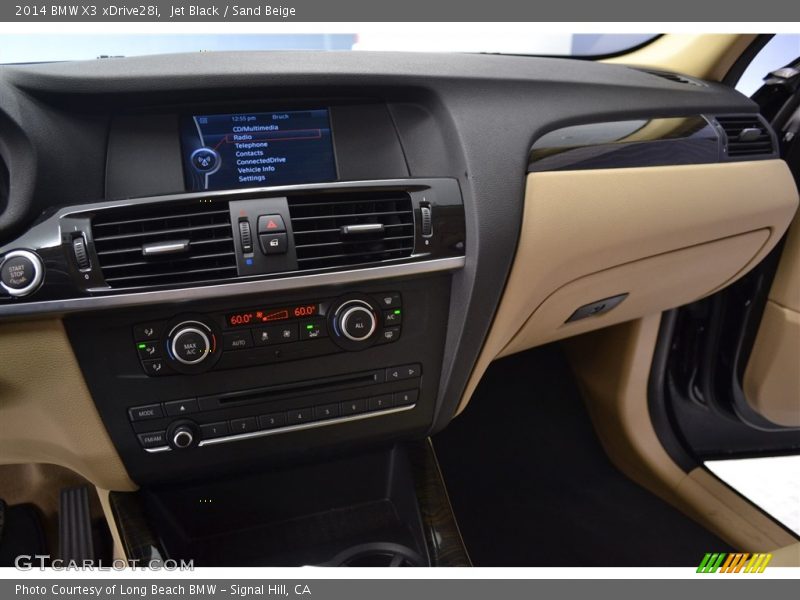 Jet Black / Sand Beige 2014 BMW X3 xDrive28i