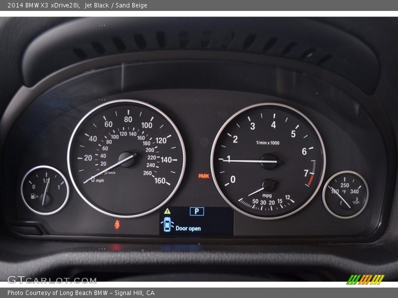 Jet Black / Sand Beige 2014 BMW X3 xDrive28i