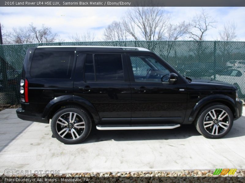 Santorini Black Metallic / Ebony/Ebony 2016 Land Rover LR4 HSE LUX
