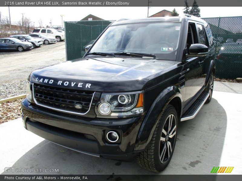 Santorini Black Metallic / Ebony/Ebony 2016 Land Rover LR4 HSE LUX