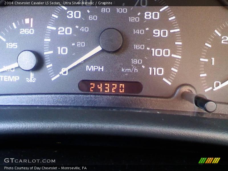 Ultra Silver Metallic / Graphite 2004 Chevrolet Cavalier LS Sedan
