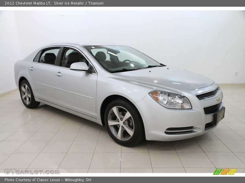 Silver Ice Metallic / Titanium 2012 Chevrolet Malibu LT