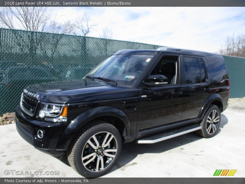 Santorini Black Metallic / Ebony/Ebony 2016 Land Rover LR4 HSE LUX