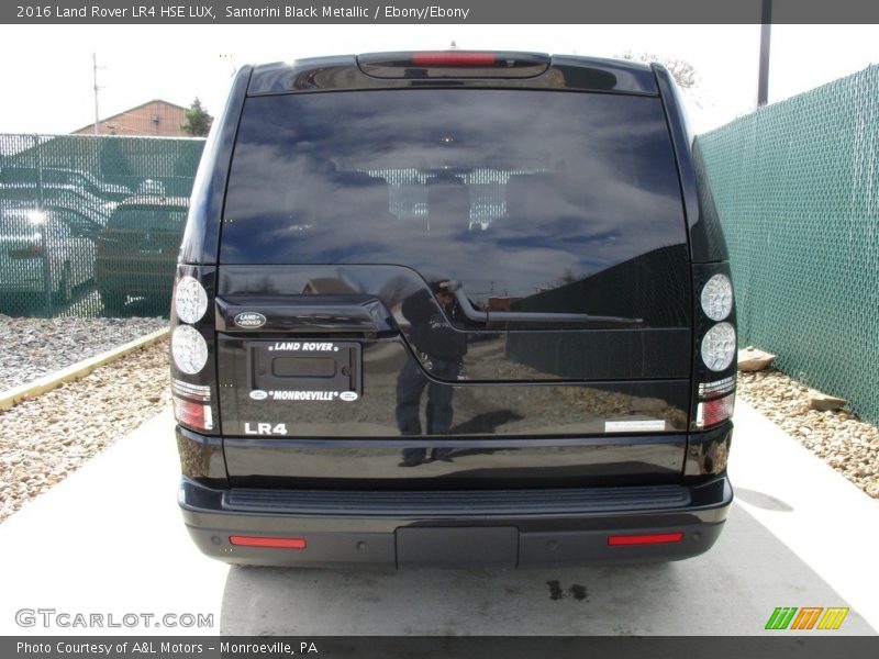 Santorini Black Metallic / Ebony/Ebony 2016 Land Rover LR4 HSE LUX