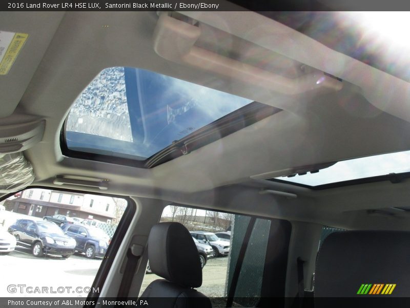 Santorini Black Metallic / Ebony/Ebony 2016 Land Rover LR4 HSE LUX