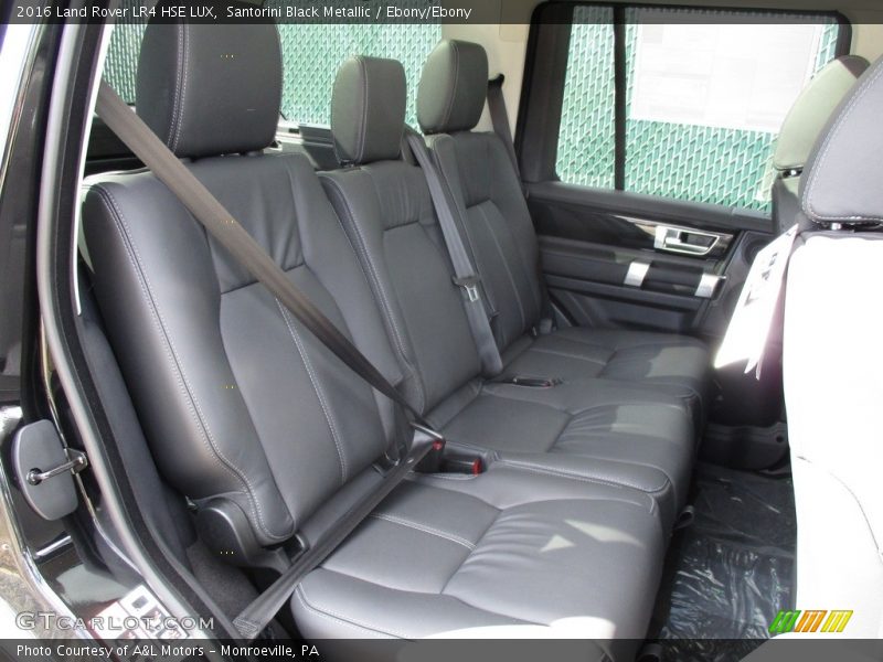Santorini Black Metallic / Ebony/Ebony 2016 Land Rover LR4 HSE LUX