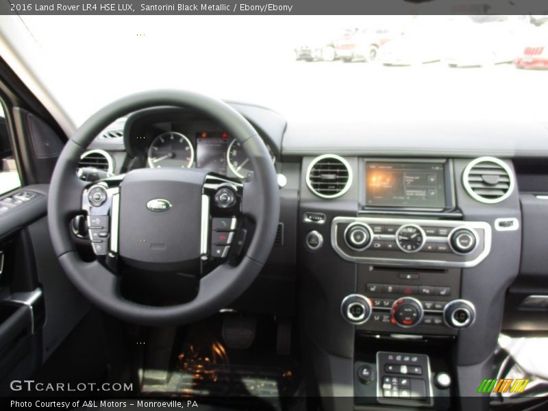 Santorini Black Metallic / Ebony/Ebony 2016 Land Rover LR4 HSE LUX