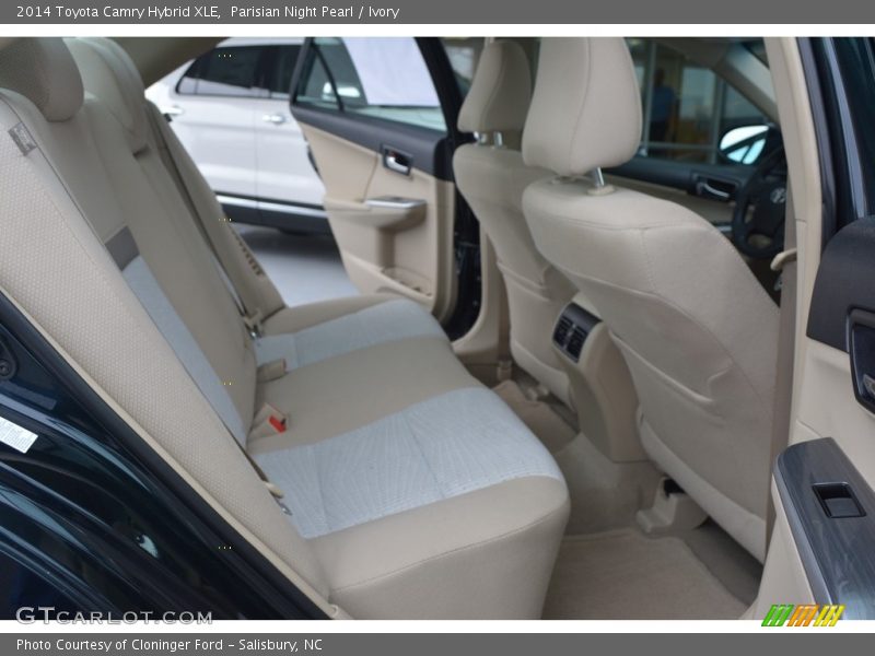 Parisian Night Pearl / Ivory 2014 Toyota Camry Hybrid XLE
