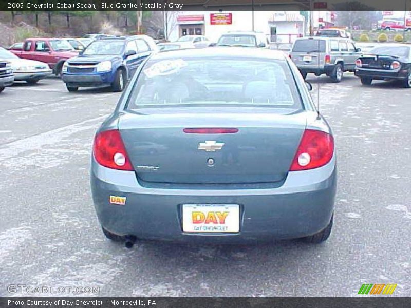 Blue Granite Metallic / Gray 2005 Chevrolet Cobalt Sedan