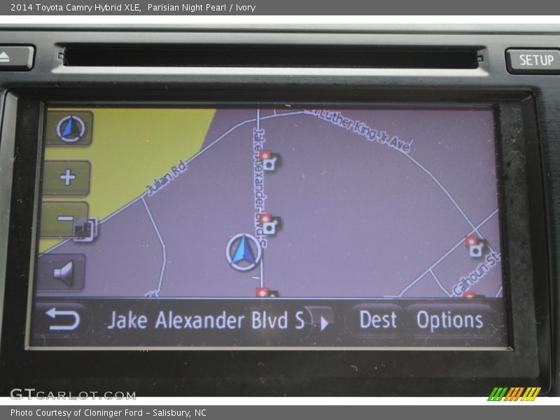 Parisian Night Pearl / Ivory 2014 Toyota Camry Hybrid XLE