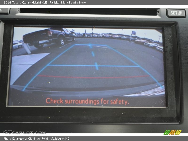 Parisian Night Pearl / Ivory 2014 Toyota Camry Hybrid XLE