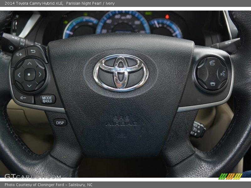 Parisian Night Pearl / Ivory 2014 Toyota Camry Hybrid XLE