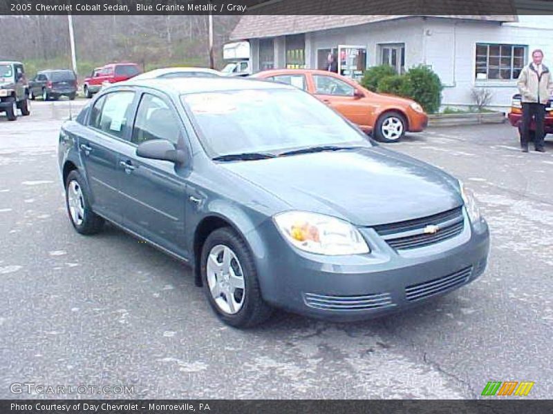 Blue Granite Metallic / Gray 2005 Chevrolet Cobalt Sedan
