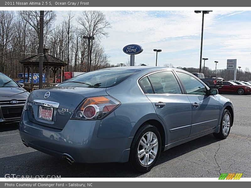 Ocean Gray / Frost 2011 Nissan Altima 2.5 S