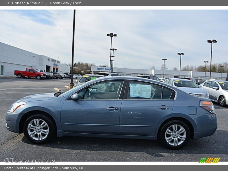 Ocean Gray / Frost 2011 Nissan Altima 2.5 S
