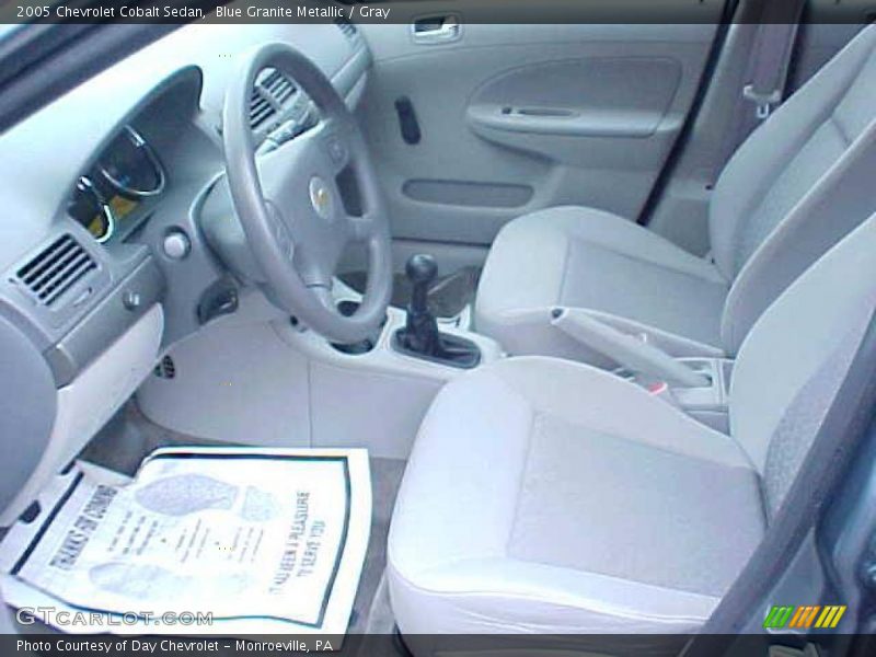 Blue Granite Metallic / Gray 2005 Chevrolet Cobalt Sedan