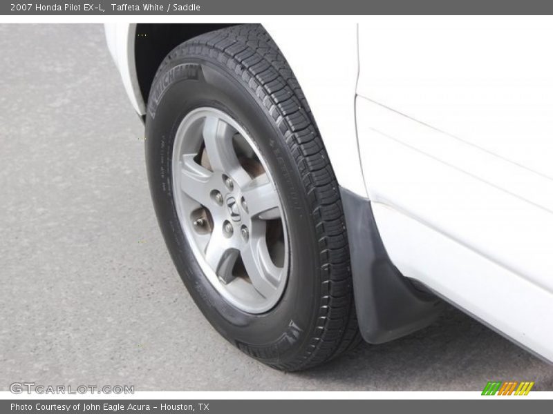 Taffeta White / Saddle 2007 Honda Pilot EX-L
