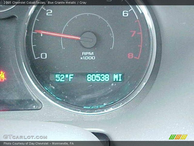 Blue Granite Metallic / Gray 2005 Chevrolet Cobalt Sedan