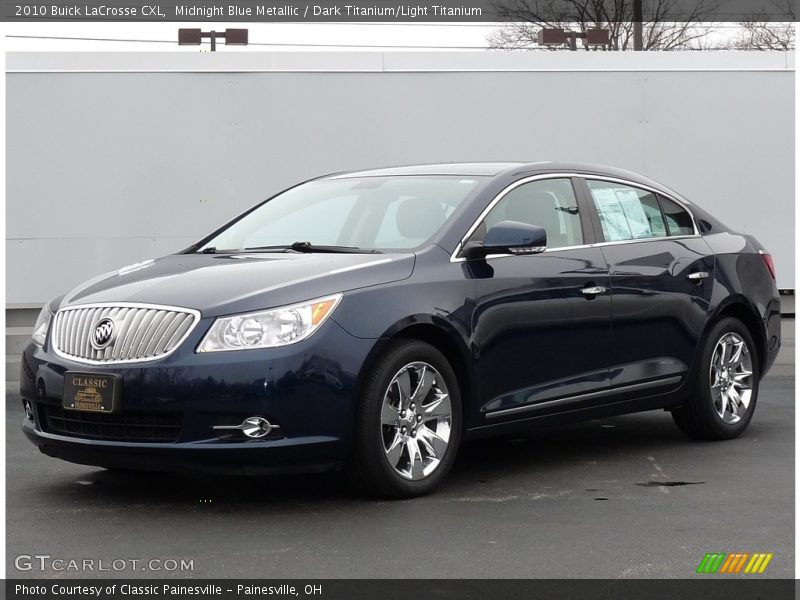 Midnight Blue Metallic / Dark Titanium/Light Titanium 2010 Buick LaCrosse CXL