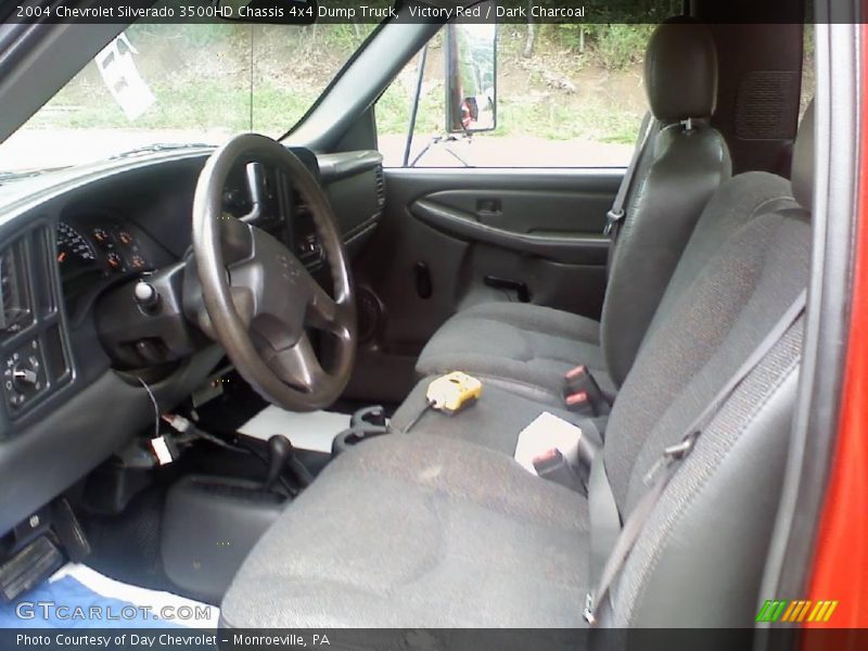 Victory Red / Dark Charcoal 2004 Chevrolet Silverado 3500HD Chassis 4x4 Dump Truck
