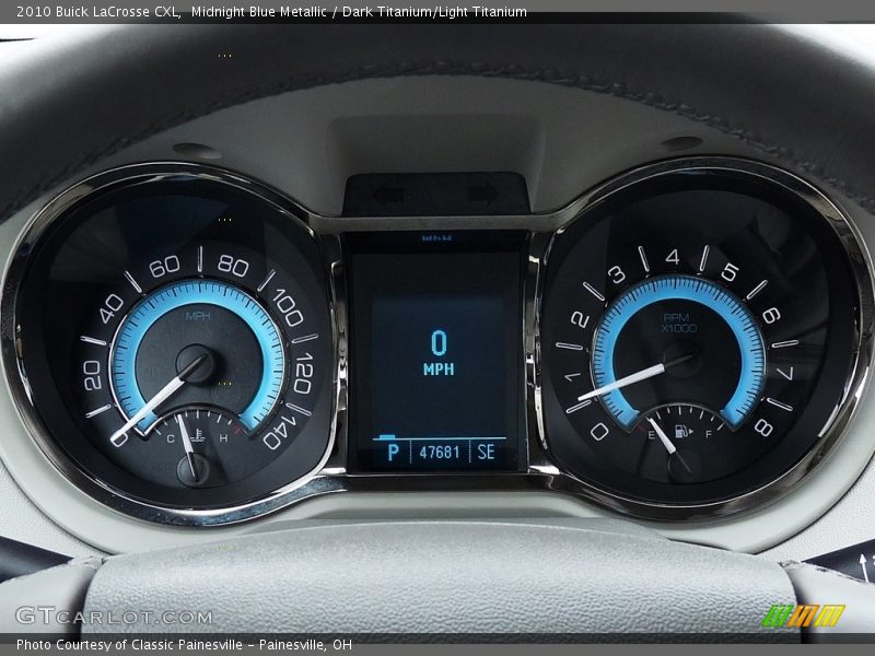 Midnight Blue Metallic / Dark Titanium/Light Titanium 2010 Buick LaCrosse CXL