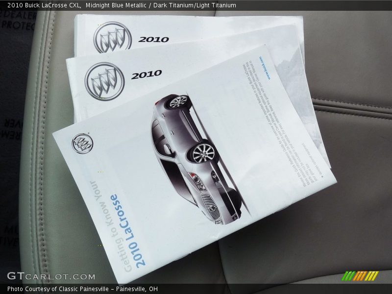 Midnight Blue Metallic / Dark Titanium/Light Titanium 2010 Buick LaCrosse CXL