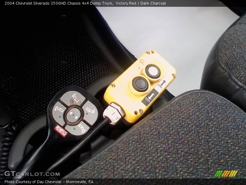 Victory Red / Dark Charcoal 2004 Chevrolet Silverado 3500HD Chassis 4x4 Dump Truck