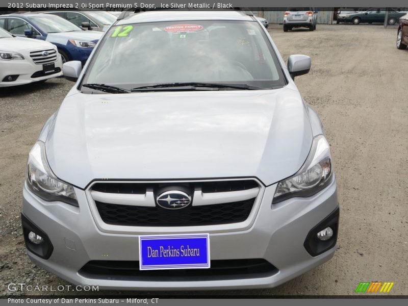 Ice Silver Metallic / Black 2012 Subaru Impreza 2.0i Sport Premium 5 Door