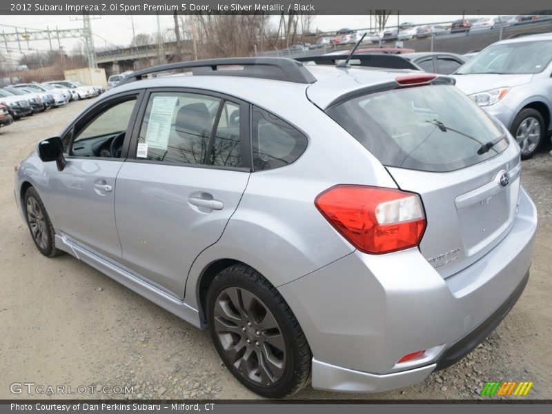 Ice Silver Metallic / Black 2012 Subaru Impreza 2.0i Sport Premium 5 Door