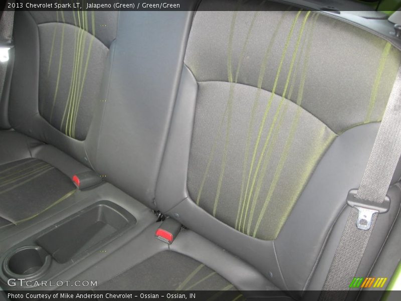 Jalapeno (Green) / Green/Green 2013 Chevrolet Spark LT
