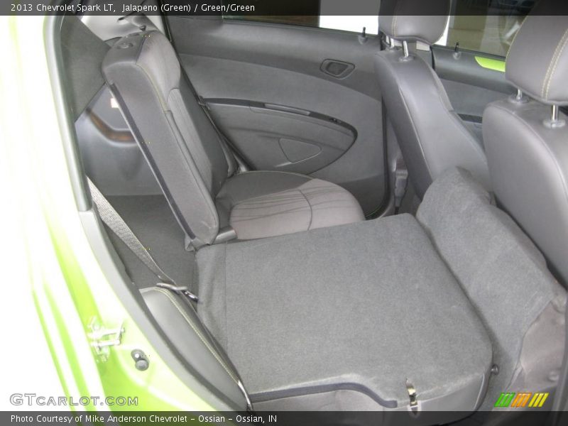 Jalapeno (Green) / Green/Green 2013 Chevrolet Spark LT