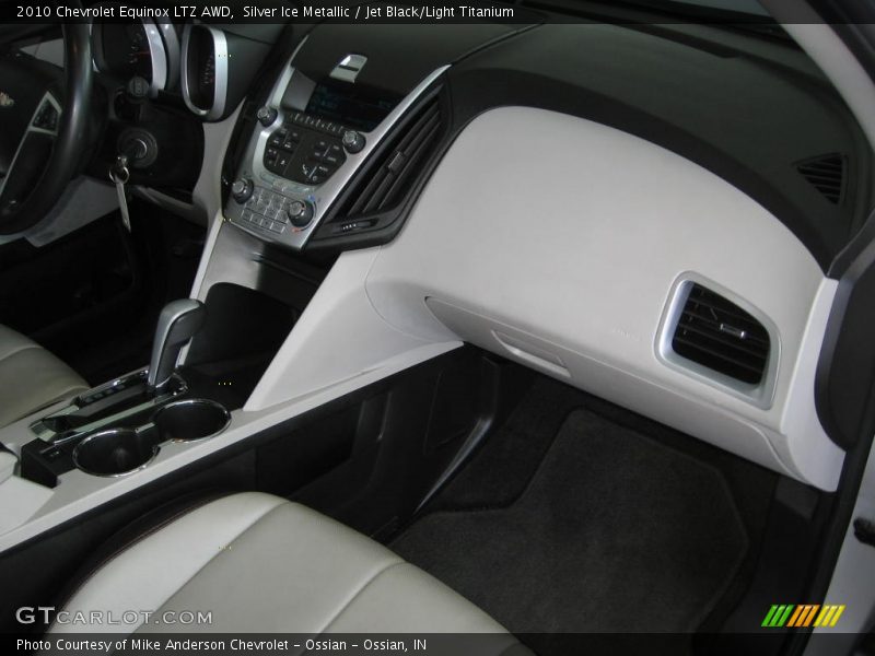 Silver Ice Metallic / Jet Black/Light Titanium 2010 Chevrolet Equinox LTZ AWD