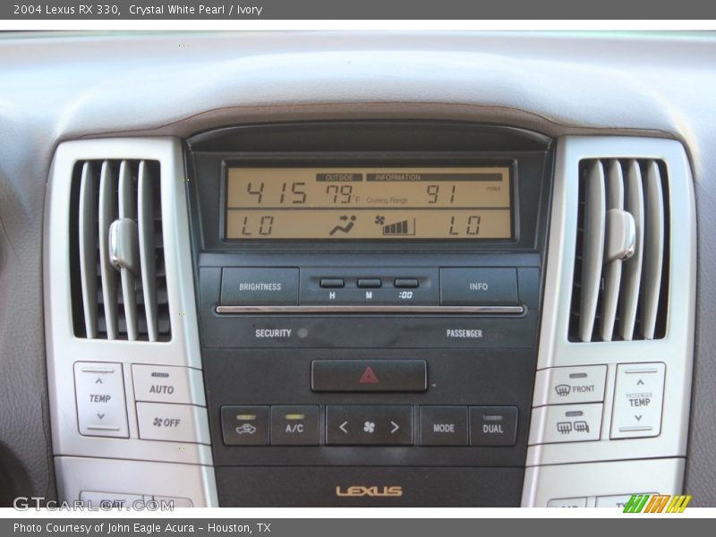 Crystal White Pearl / Ivory 2004 Lexus RX 330