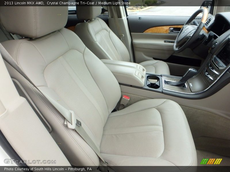 Crystal Champagne Tri-Coat / Medium Light Stone 2013 Lincoln MKX AWD