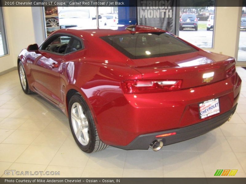 Garnet Red Tintcoat / Jet Black 2016 Chevrolet Camaro LT Coupe