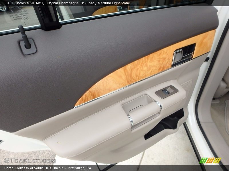 Crystal Champagne Tri-Coat / Medium Light Stone 2013 Lincoln MKX AWD