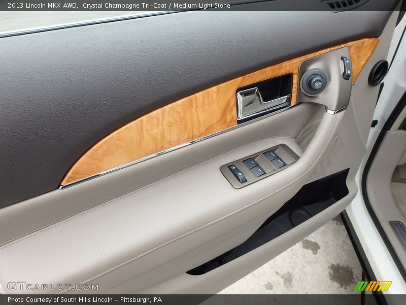 Crystal Champagne Tri-Coat / Medium Light Stone 2013 Lincoln MKX AWD