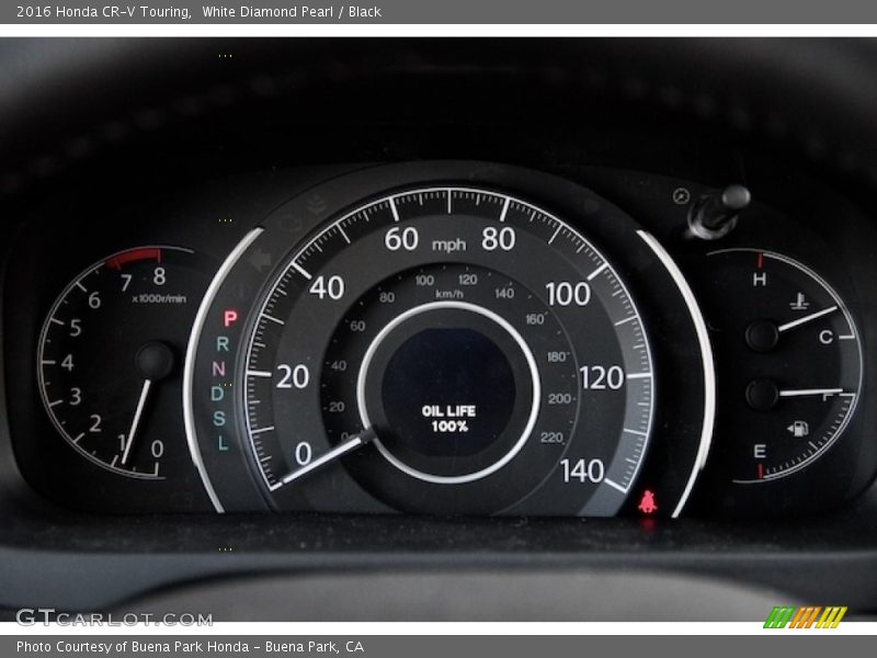 White Diamond Pearl / Black 2016 Honda CR-V Touring