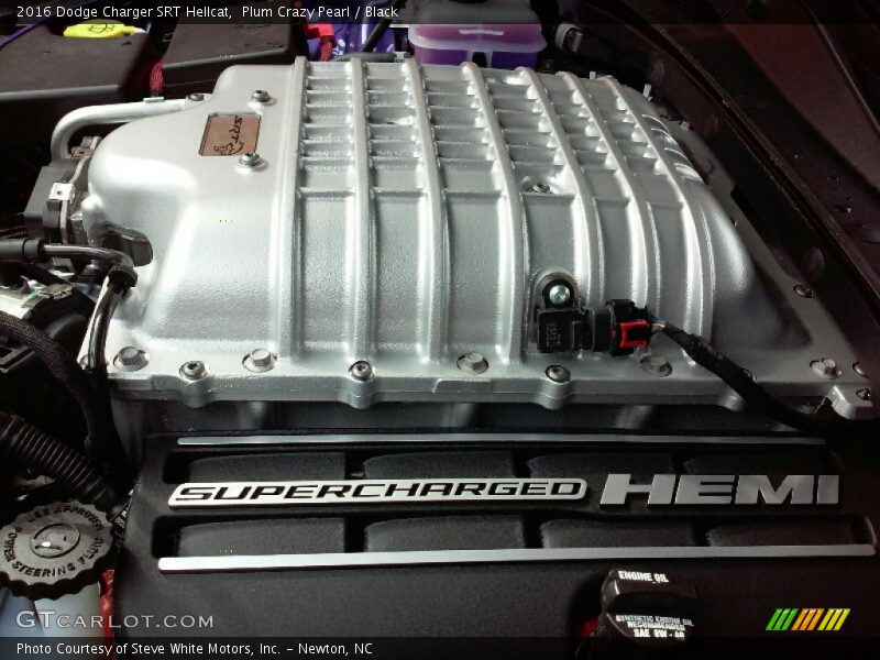  2016 Charger SRT Hellcat Engine - 6.2 Liter SRT Hellcat HEMI Supercharged OHV 16-Valve VVT V8
