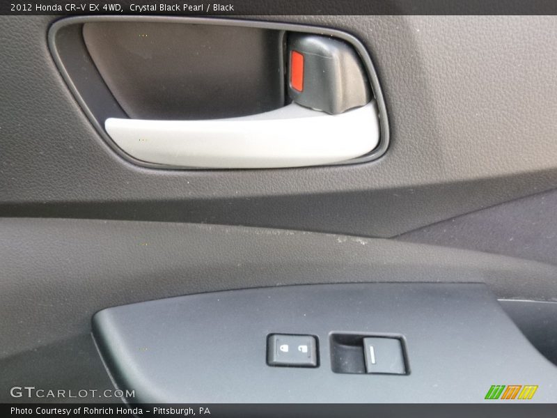 Crystal Black Pearl / Black 2012 Honda CR-V EX 4WD