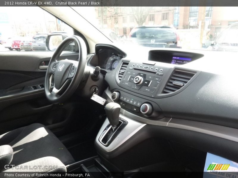 Crystal Black Pearl / Black 2012 Honda CR-V EX 4WD