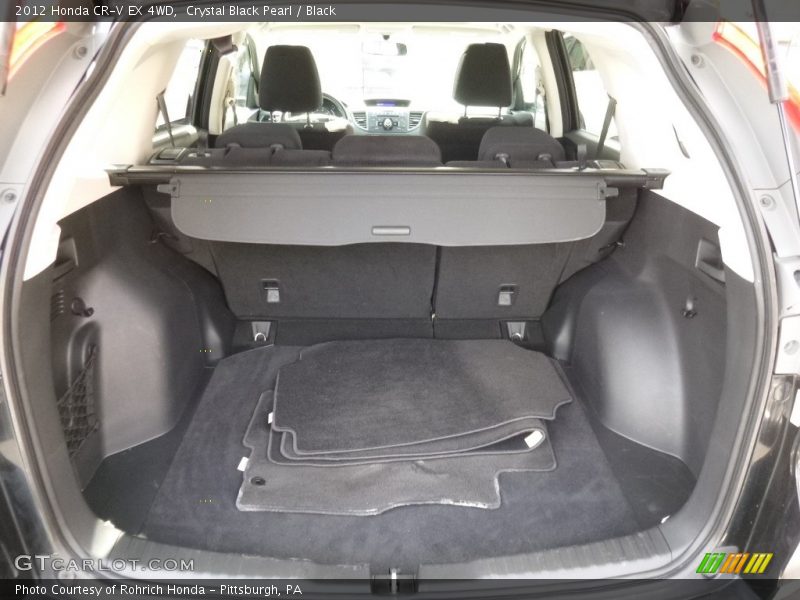 Crystal Black Pearl / Black 2012 Honda CR-V EX 4WD
