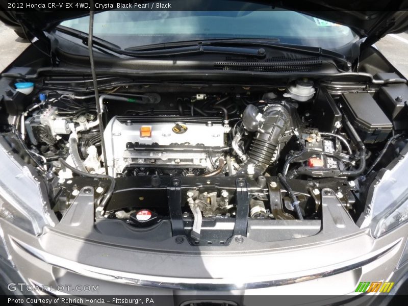 Crystal Black Pearl / Black 2012 Honda CR-V EX 4WD