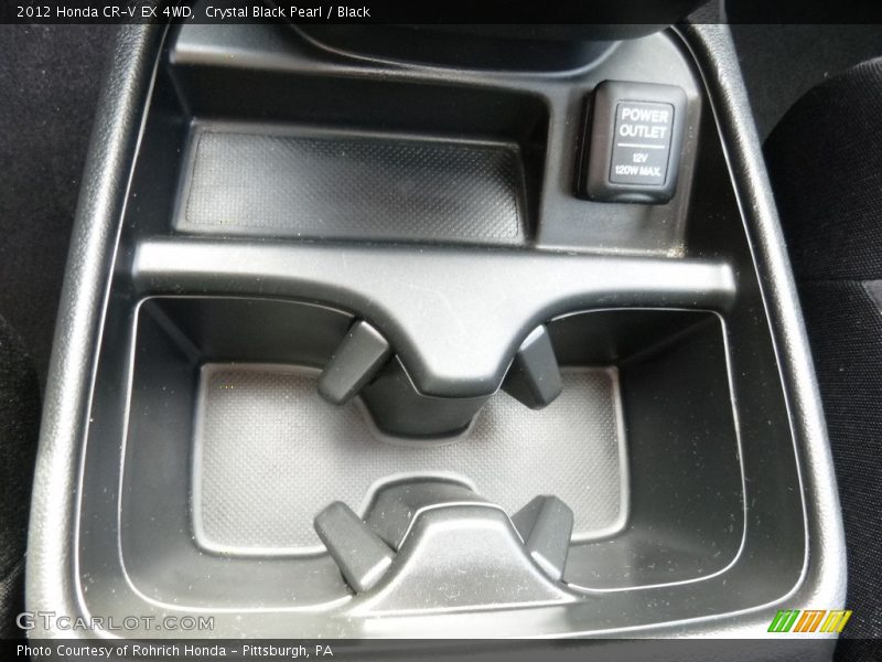 Crystal Black Pearl / Black 2012 Honda CR-V EX 4WD