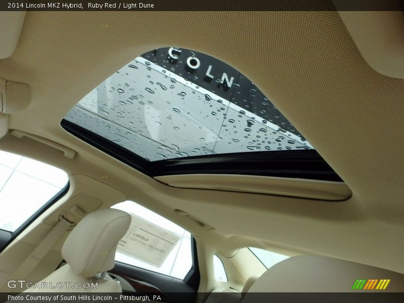 Ruby Red / Light Dune 2014 Lincoln MKZ Hybrid