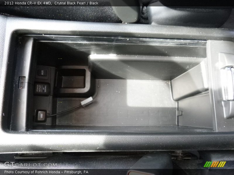 Crystal Black Pearl / Black 2012 Honda CR-V EX 4WD