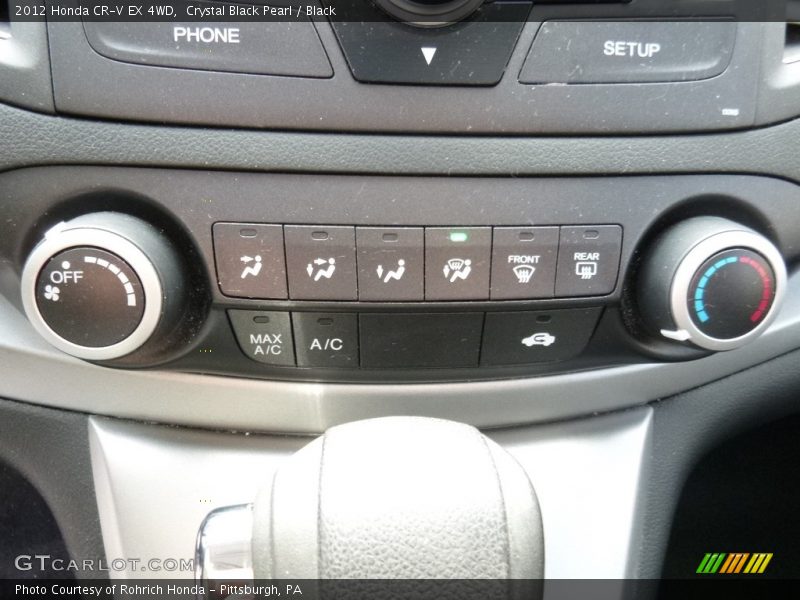 Crystal Black Pearl / Black 2012 Honda CR-V EX 4WD
