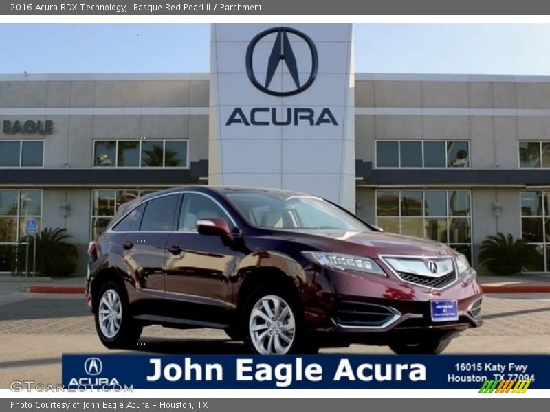 Basque Red Pearl II / Parchment 2016 Acura RDX Technology