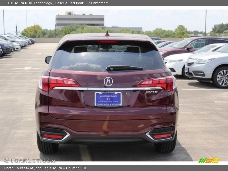 Basque Red Pearl II / Parchment 2016 Acura RDX Technology